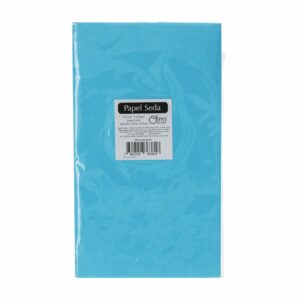 Papel De Seda Tono Celeste OIMI De 50Cm X 70Cm