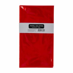 Papel Celofán Tono Rojo En Pliego OIMI 110X96