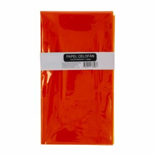 Papel Celofán Naranja En Pliego OIMI 110X96
