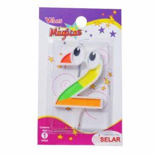 Vela Mágica Ojos 2 Multicolor DISELAR Ojos 2