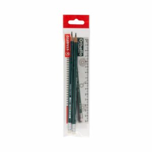 Lápiz De Grafito Othello Con Borrador STABILO Ecopack X2