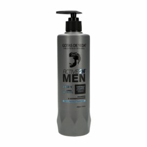 Shampoo Y Acondicionador Capilar 2 en 1 Control Caspa Gotitas De Seda ACTIVE 24 MEN 500 Ml