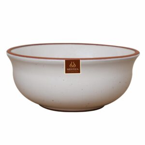 Bowl Alfarero Color Crema Miel MESTIZA 15 Cm