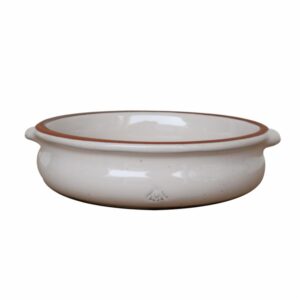 Cazuela Con Asa Color Crema Miel MESTIZA 17 Cm