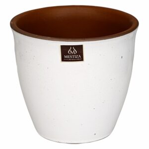 Maceta De Zafiro 17 Morena Color Blanco MESTIZA Unidad