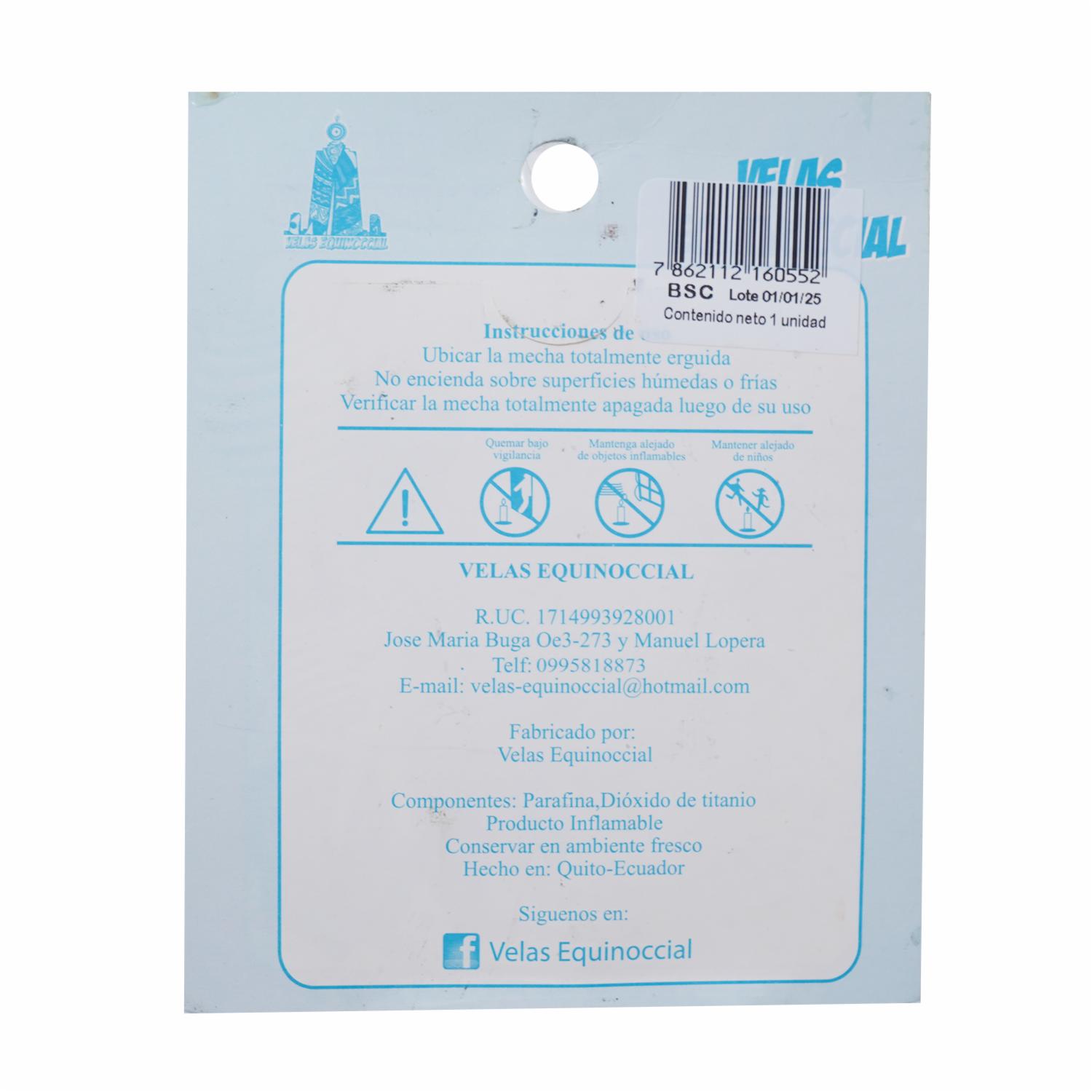 Vela De Cumpleaños VELAS EQUINOCCIAL Camiseta Barcelona - Imagen 2