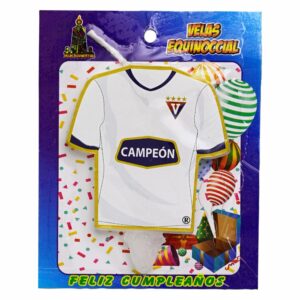 Vela Camiseta Liga VELAS EQUINOCCIAL Placa Pequeña