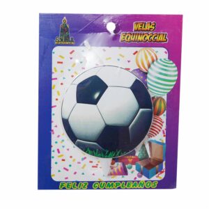 Vela De Cumpleaños VELAS EQUINOCCIAL Balón Futbol