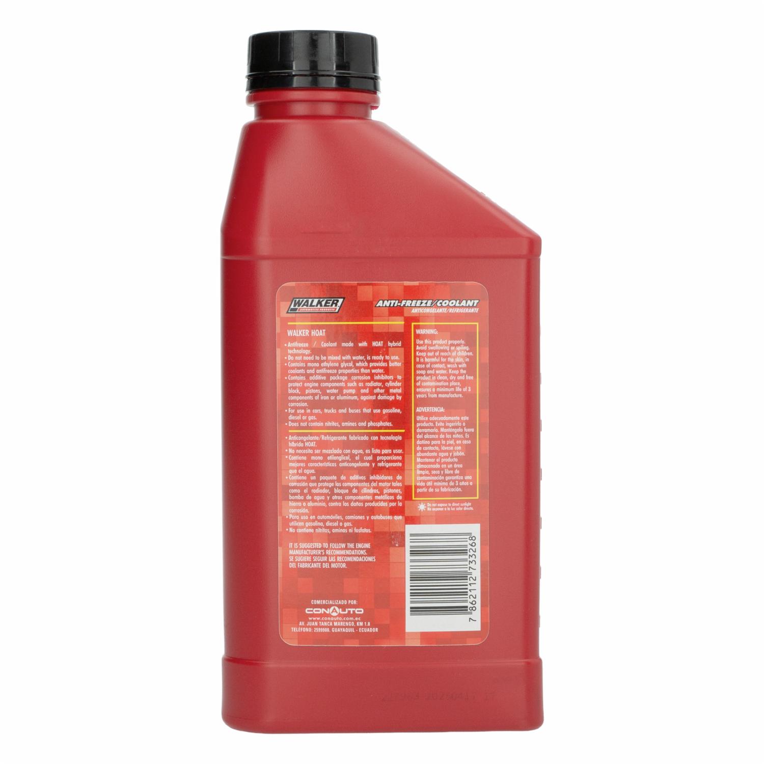 Refrigerante Para Auto Color Rojo MOTOREX 951 Ml - Imagen 2