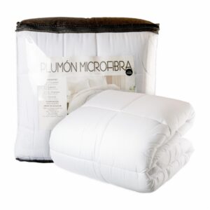 Plumón Blanco Tacto Piel Durazno MODERTEX 1 1/2 Plazas