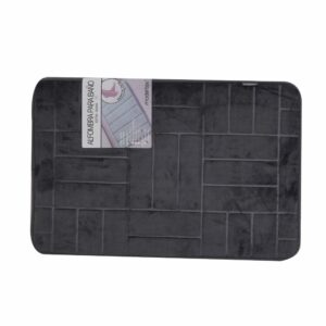 Alfombra Para Baño Gris MODERTEX 40 X 60 Cm