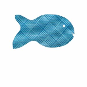 Rodapié Pescadito Azul DISTRIKIPA 65 X 35 Cm