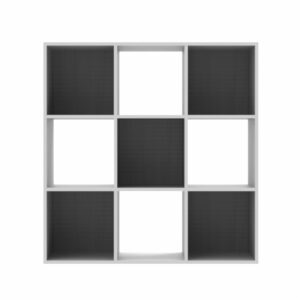 Biblioteca 9 Cubos Blanco MUEBLE FÁCIL