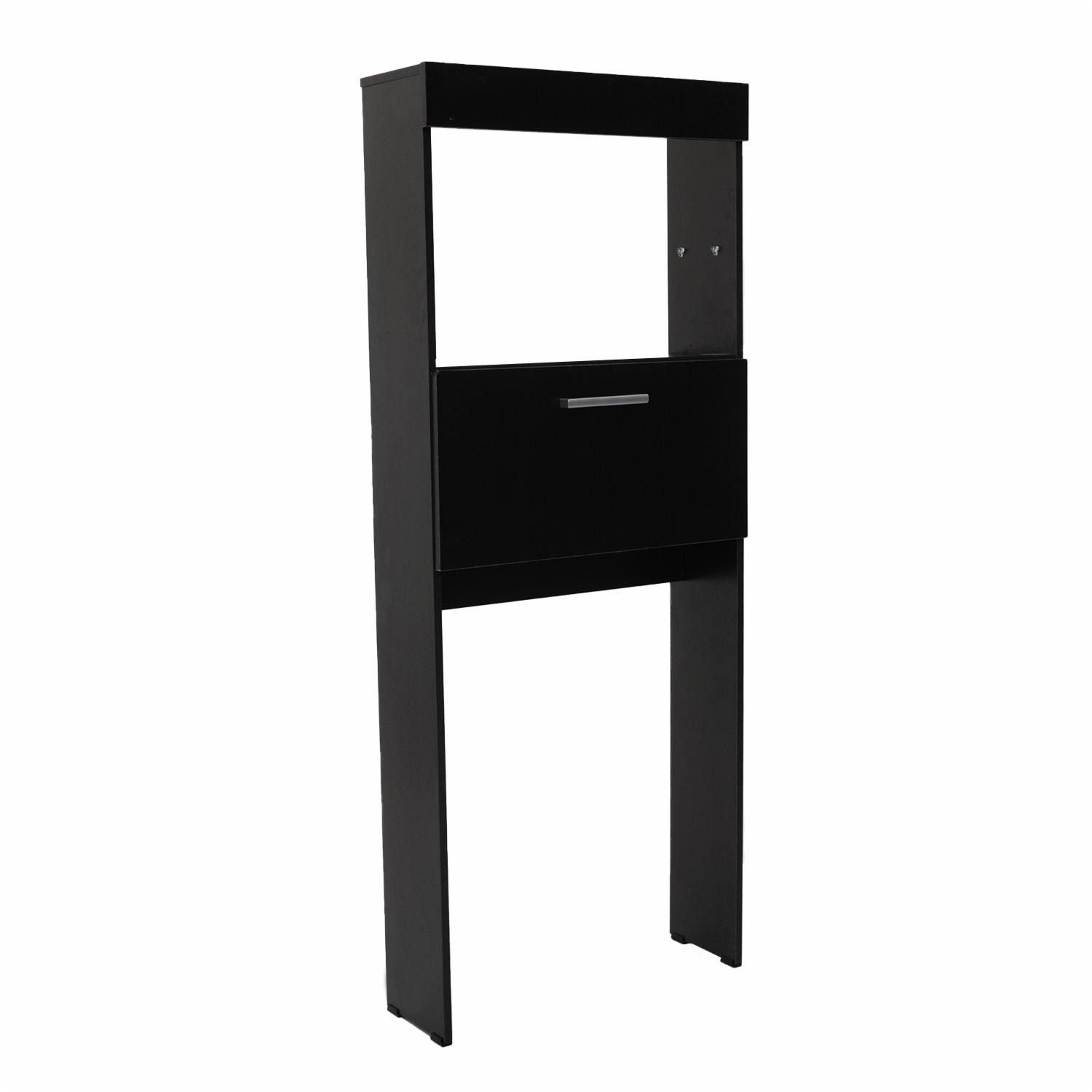 Gabinete De Baño Clavel 1 Puerta Wengue MUEBLE FÁCIL MDF