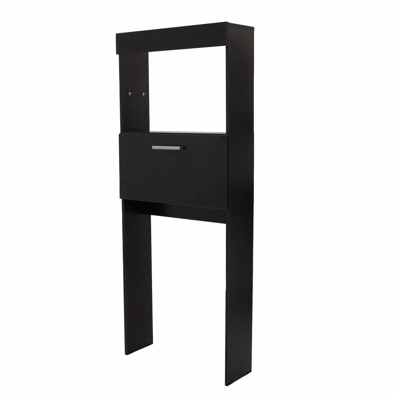 Gabinete De Baño Clavel 1 Puerta Wengue MUEBLE FÁCIL MDF