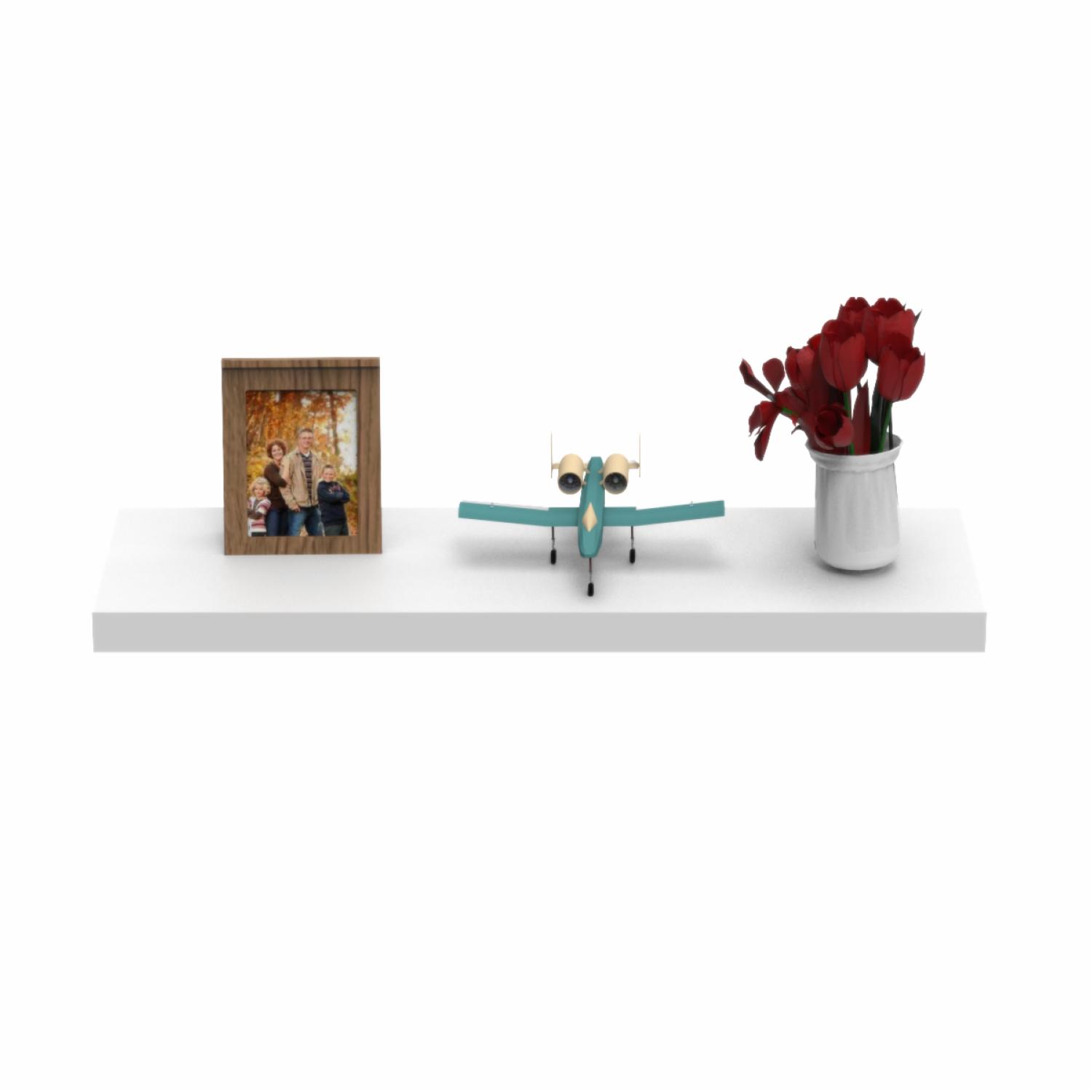 Repisa Flotante Blanco MUEBLE FÁCIL - Imagen 3