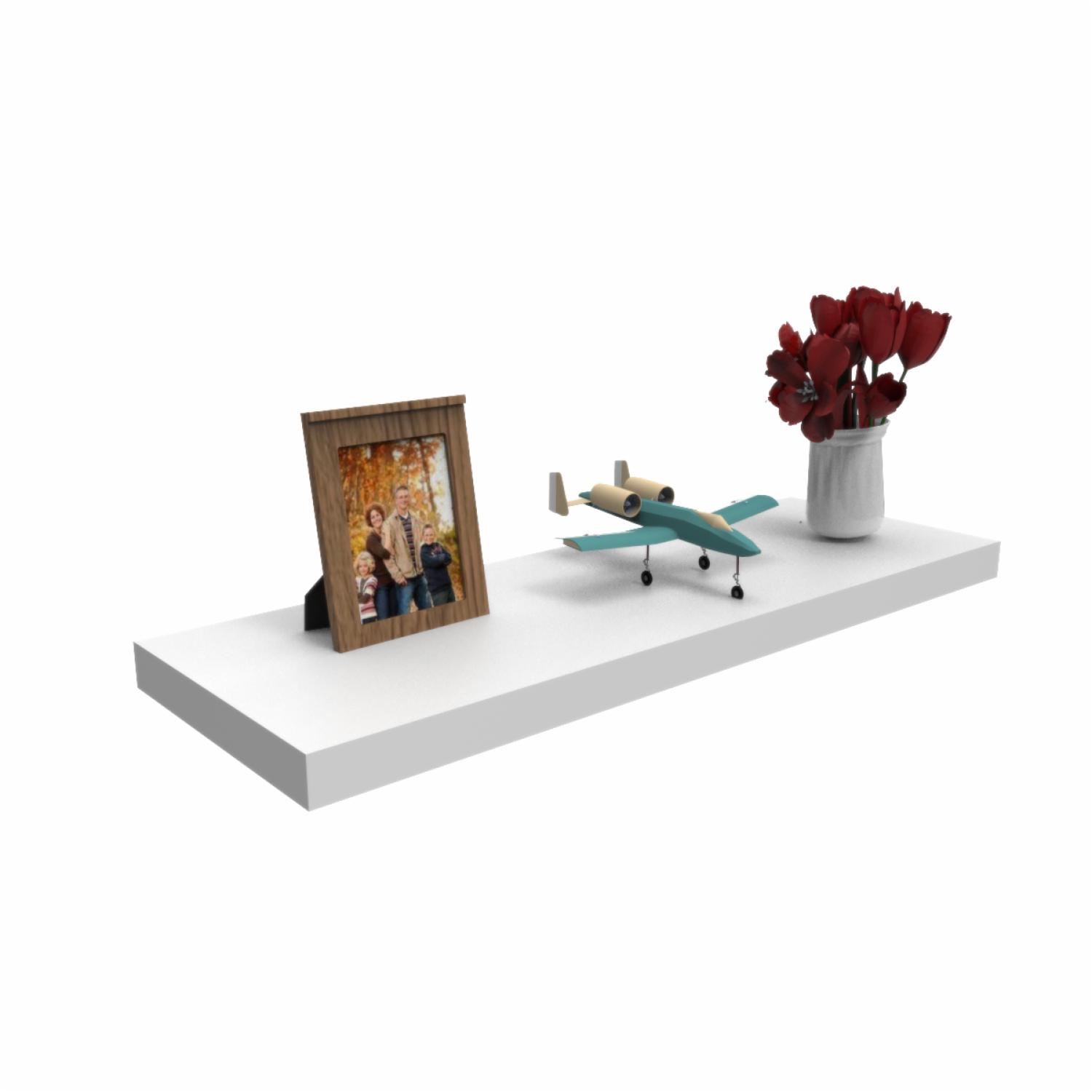 Repisa Flotante Blanco MUEBLE FÁCIL - Imagen 4