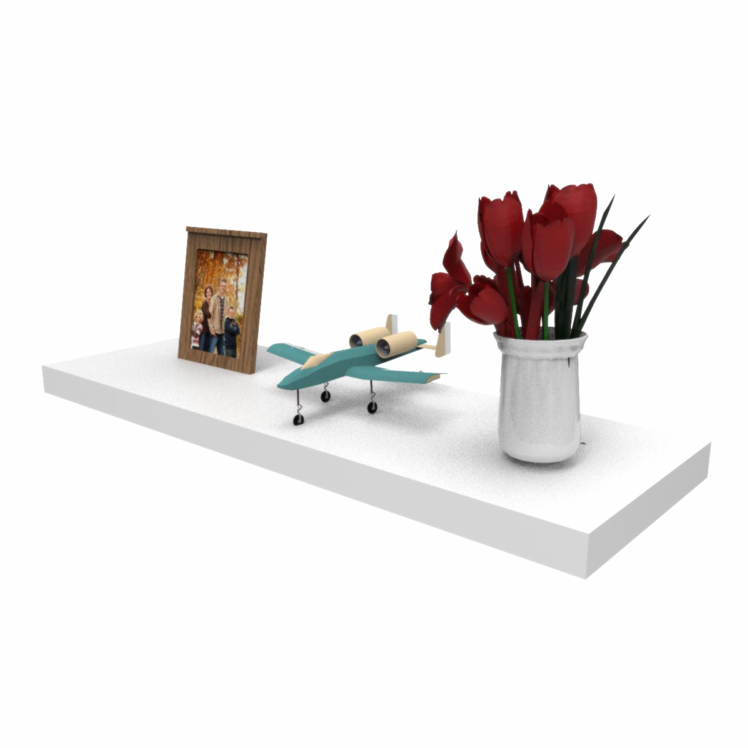 Repisa Flotante Blanco MUEBLE FÁCIL - Imagen 5