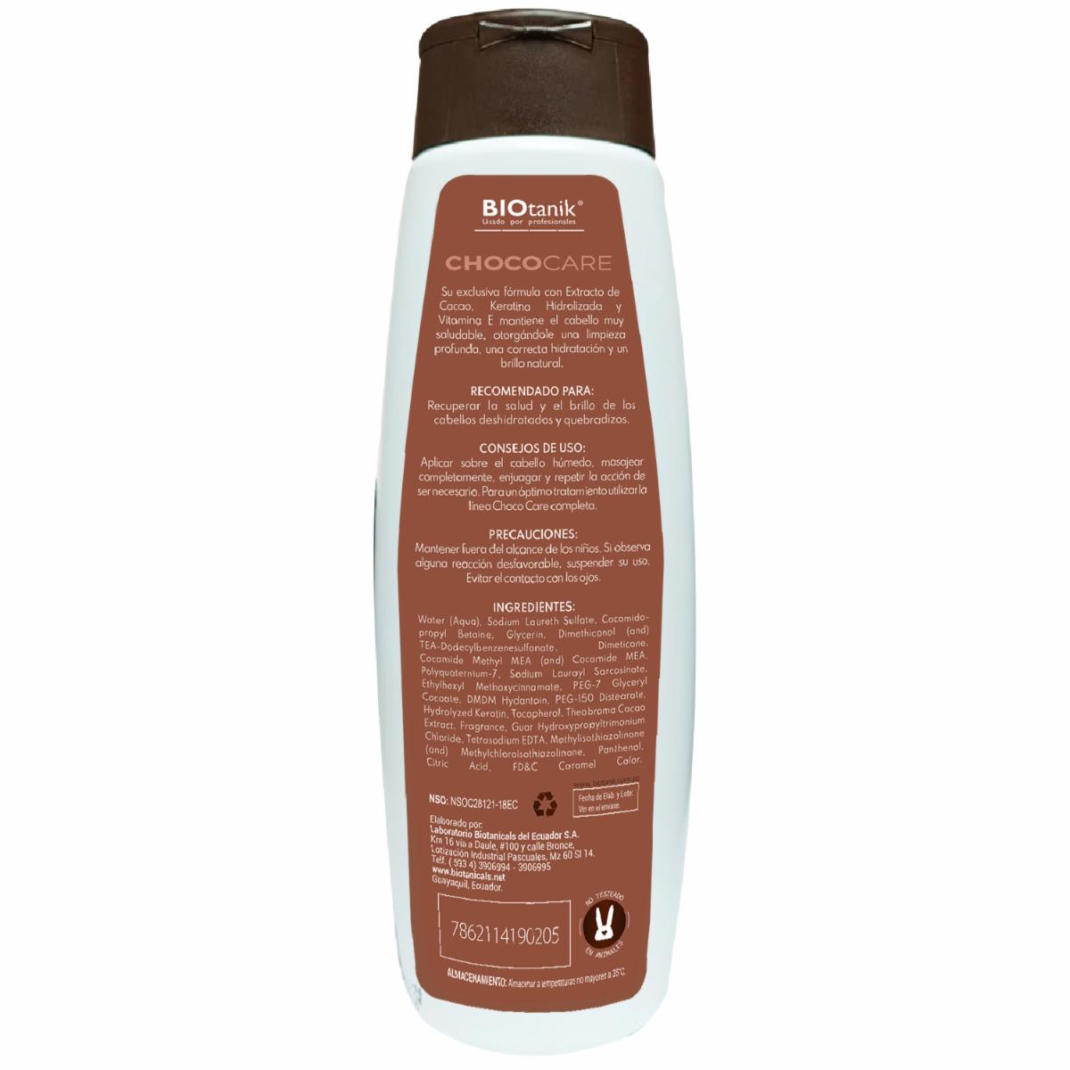 Shampoo Para Cabello Chococare BIOTANIK 500 Ml - Imagen 2