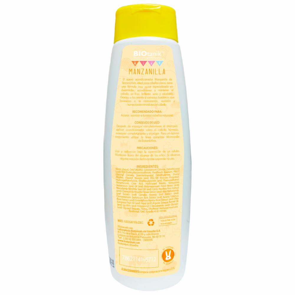 Acondicionador Infantil Manzanilla BIOTANIK 500 Ml - Imagen 2