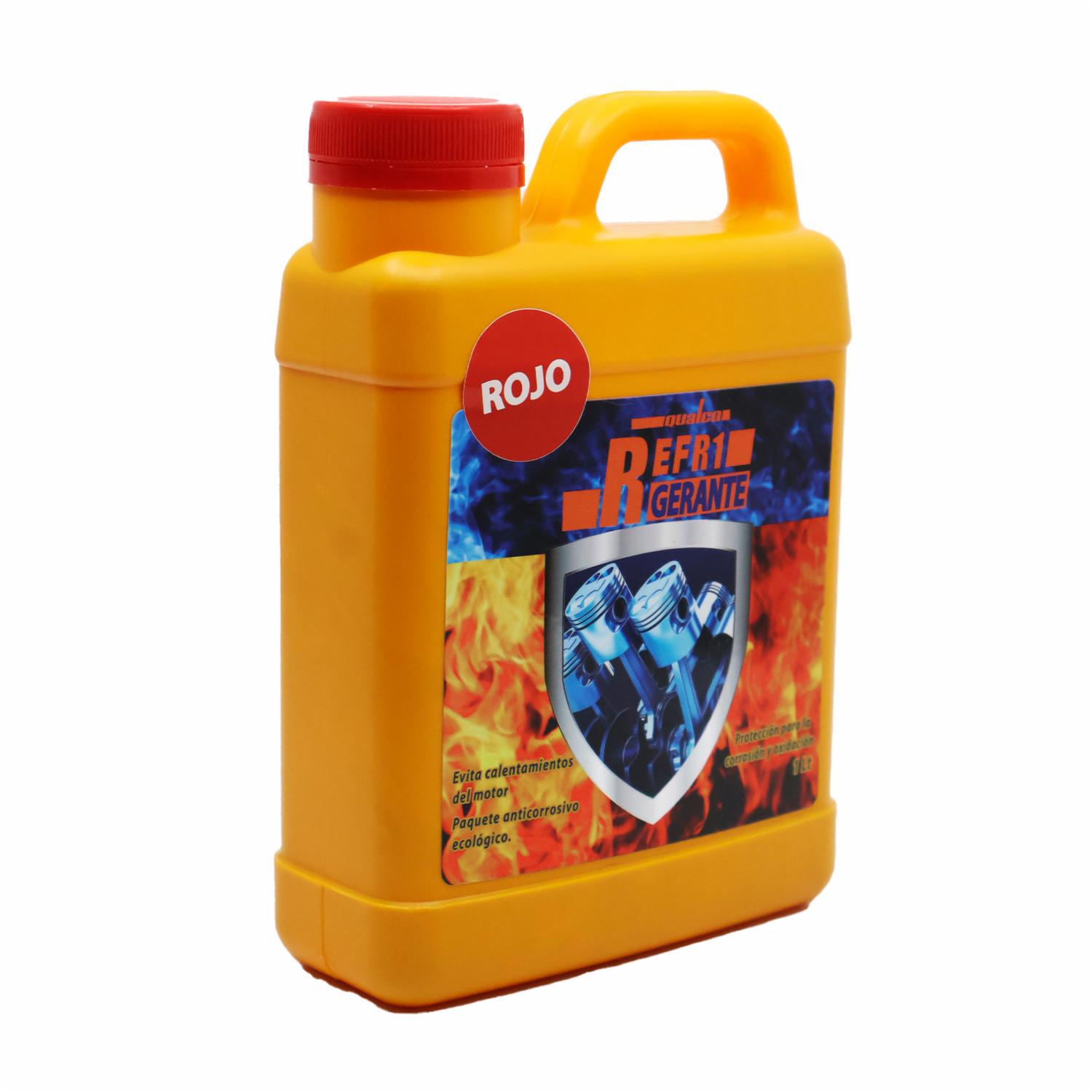 Refrigerante Automotriz Rojo QUALCO 1000 Ml