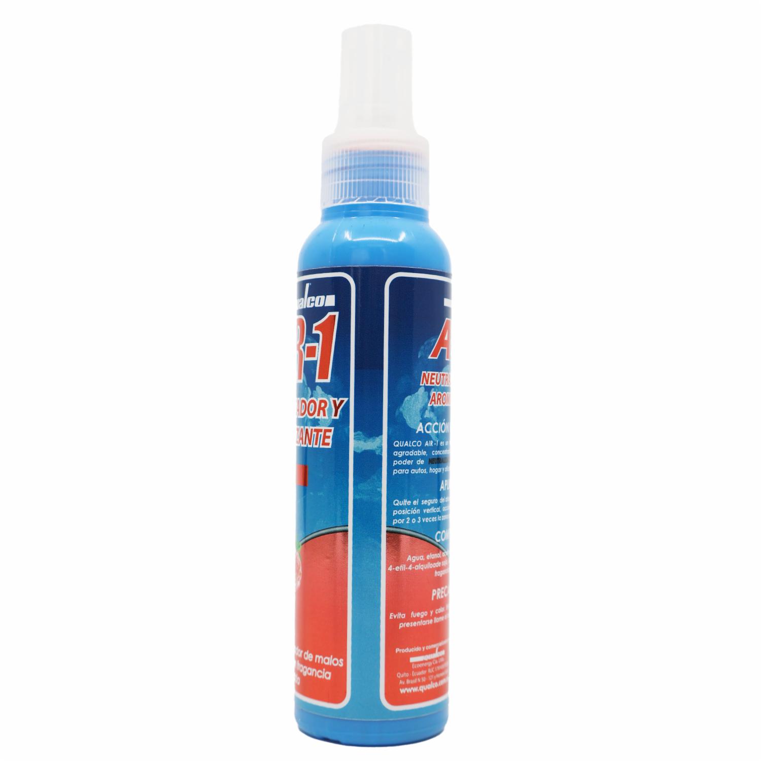 Ambiental Para Auto Air-1 Neutralizador Y Aromatizante Fresa QUALCO 120 Ml - Imagen 3