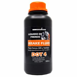 Liquido De Frenos Dot 4 QUALCO 500 Ml