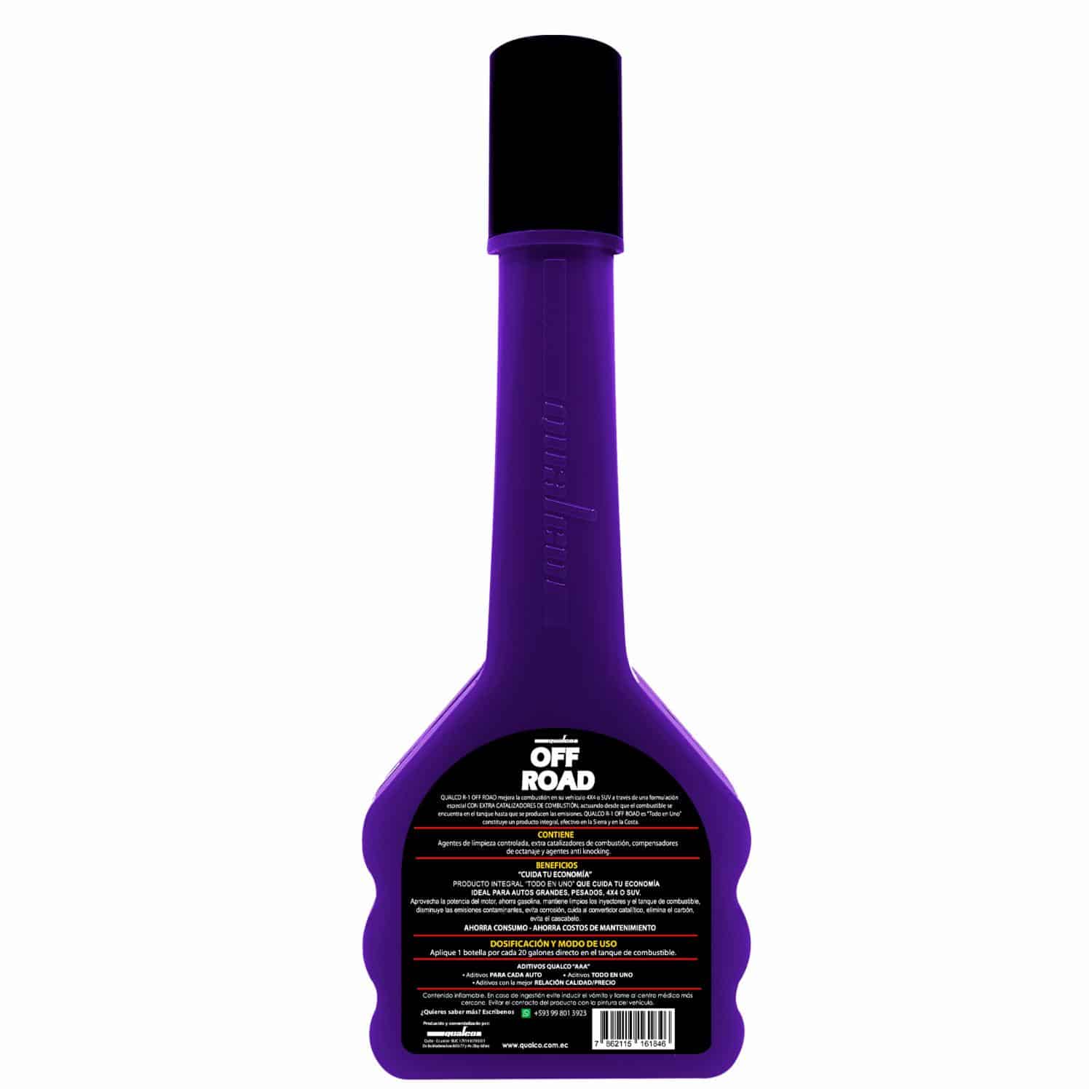 Aditivo Automotriz Off Road Autos Grandes Y Suv QUALCO 250 Ml - Imagen 2