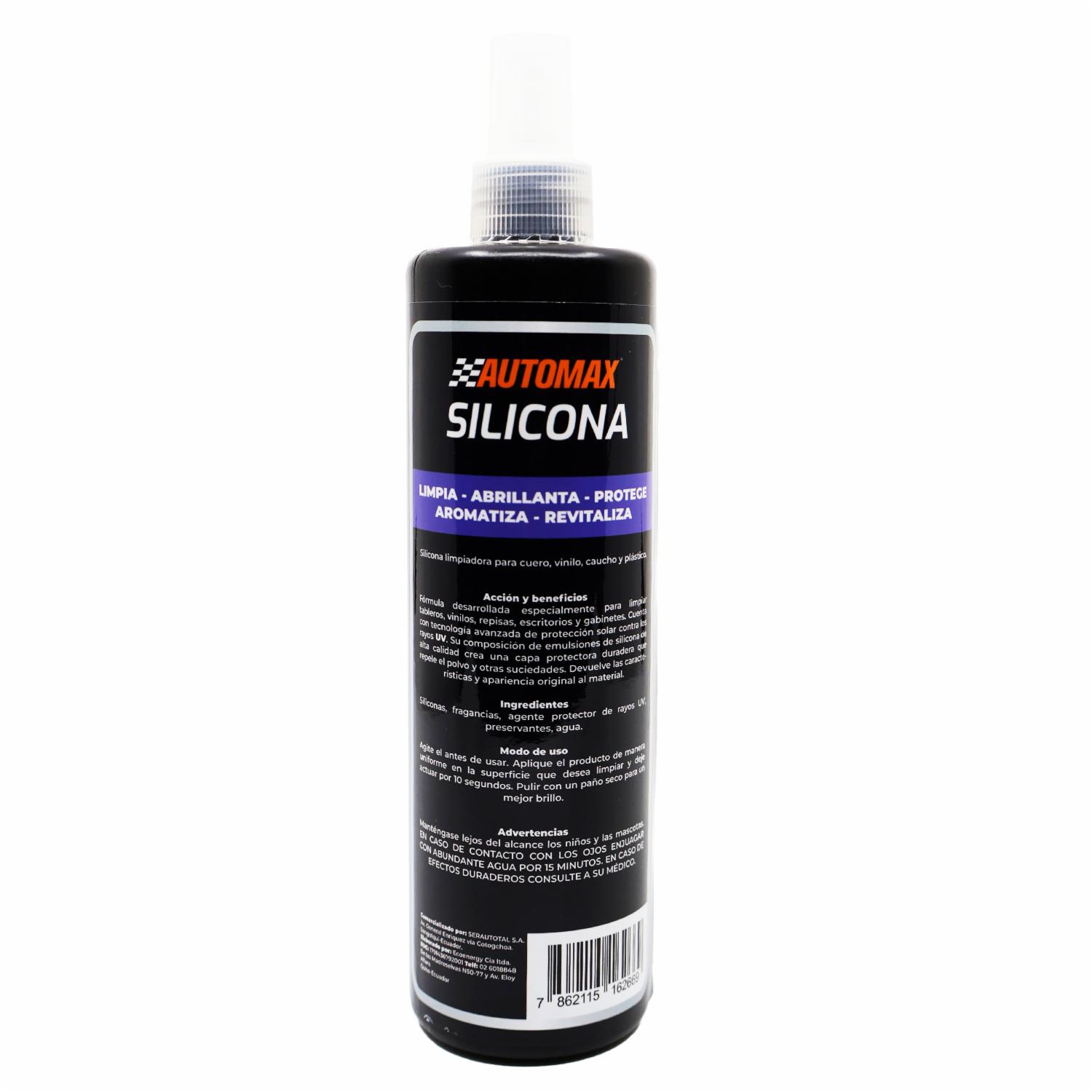 Silicona Automotriz Uv Carro Nuevo AUTOMAX 350 Ml - Imagen 2