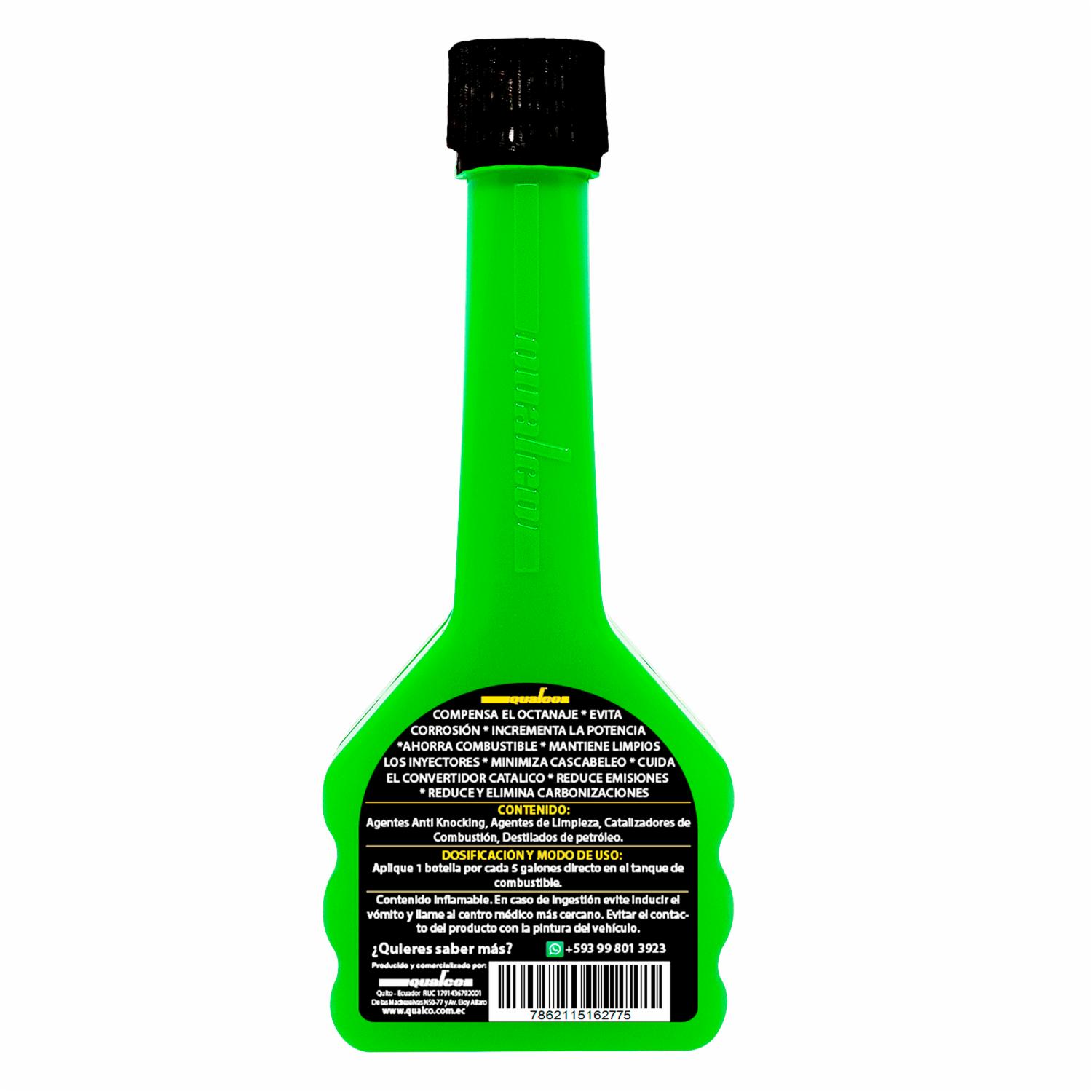 Aditivo Para Gasolina R-1 Premium Autos Sedan, Crossover Y Livianos. Para 5 Galones QUALCO 40 Ml