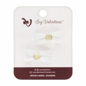 Valentinas Lazo Mini Brillo SOY VALENTINAS X 2 Uds