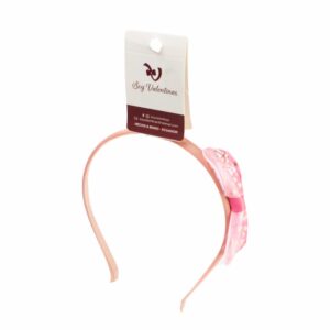 Diadema De Lazo Estampado SOY VALENTINAS Longitud Perfecta
