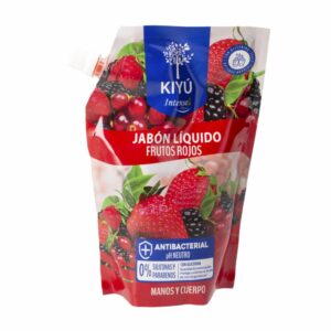 Jabón Liquido Antibacterial De Frutos Rojos KIYÚ 650 Ml