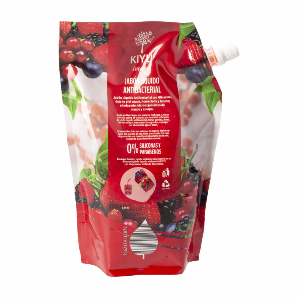 Jabón Liquido Antibacterial De Frutos Rojos KIYÚ 650 Ml - Imagen 2
