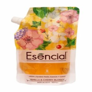 Jabón Liquido Fragancia Vanilla&Cherry Blossom ESENCIAL 500 Ml