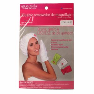 Guante Removedor De Maquillaje ARMONÍA Talla M