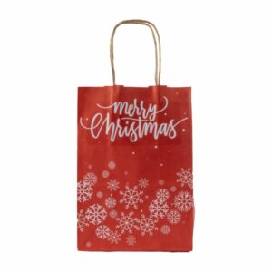 Bolsa De Regalo Copos De Nieve ROMIPACK 14 x 08 x 20