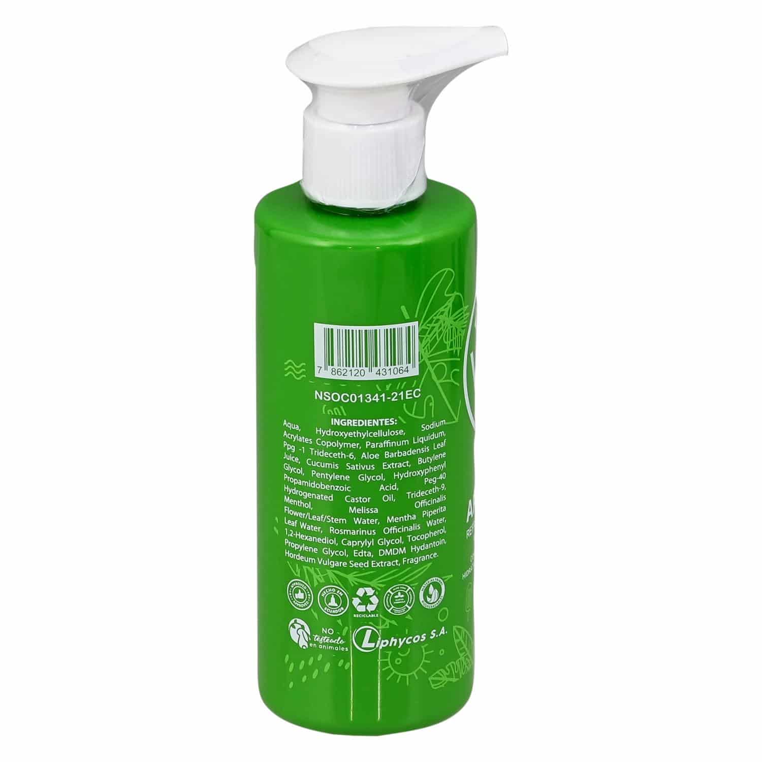 Gel Post Solar Con Aloe Vera Mix Citrus VIIVE 170 Ml - Imagen 2