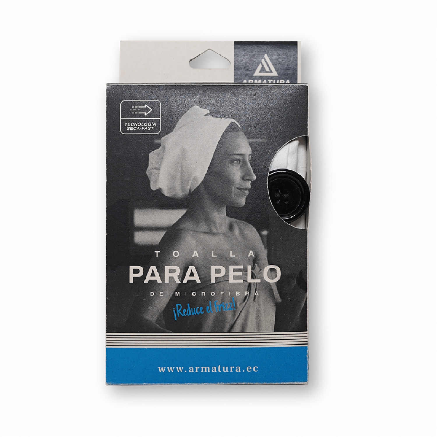 Toalla Turbante Para Cabello Blanca ARMATURA