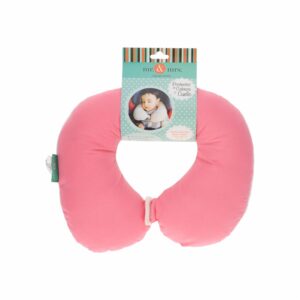 Protector De Cabeza Y Cuello Reversible Rosa MR. & MRS. 18CM