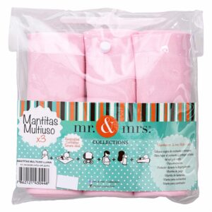 Mantitas Multiuso Llana X 3 Unidades Nina MR. & MRS. 69 x 69