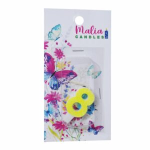 Vela Cupcake 8 Surtido MALIA CANDLES 12 X 7 Cm