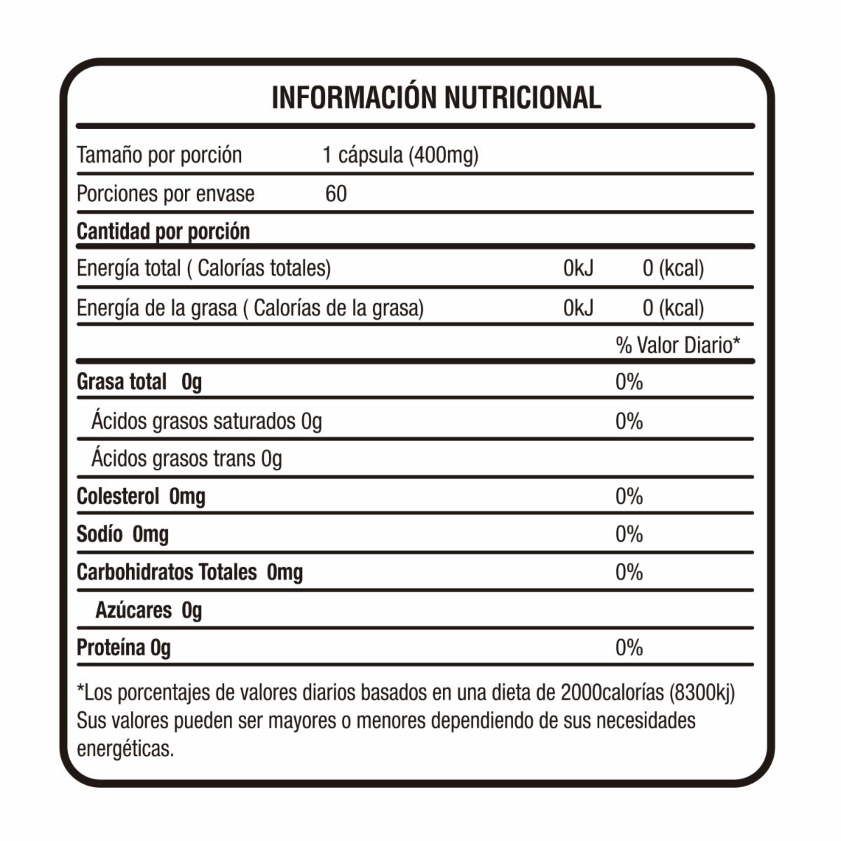 Citrato De Magnesio Para Cansancio Fatiga Músculos VITA HEALTH 60 Cásulas 24 G