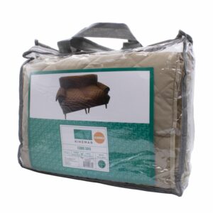 Cubre Sofá 2 Puestos Beige KIKEMAR 144x128