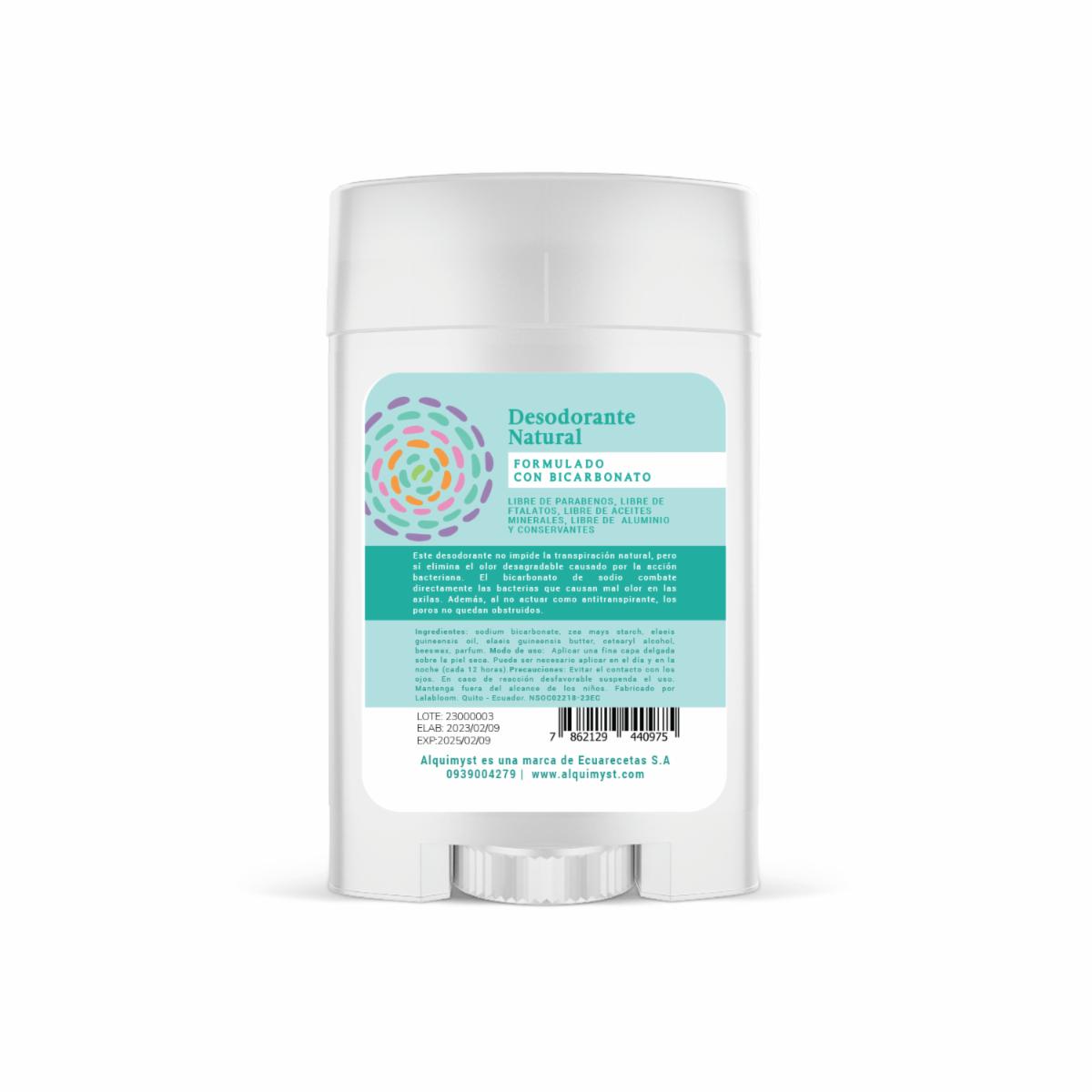 Desodorante En Barra Natural Piel Normal ALQUIMYST 45 G - Imagen 2
