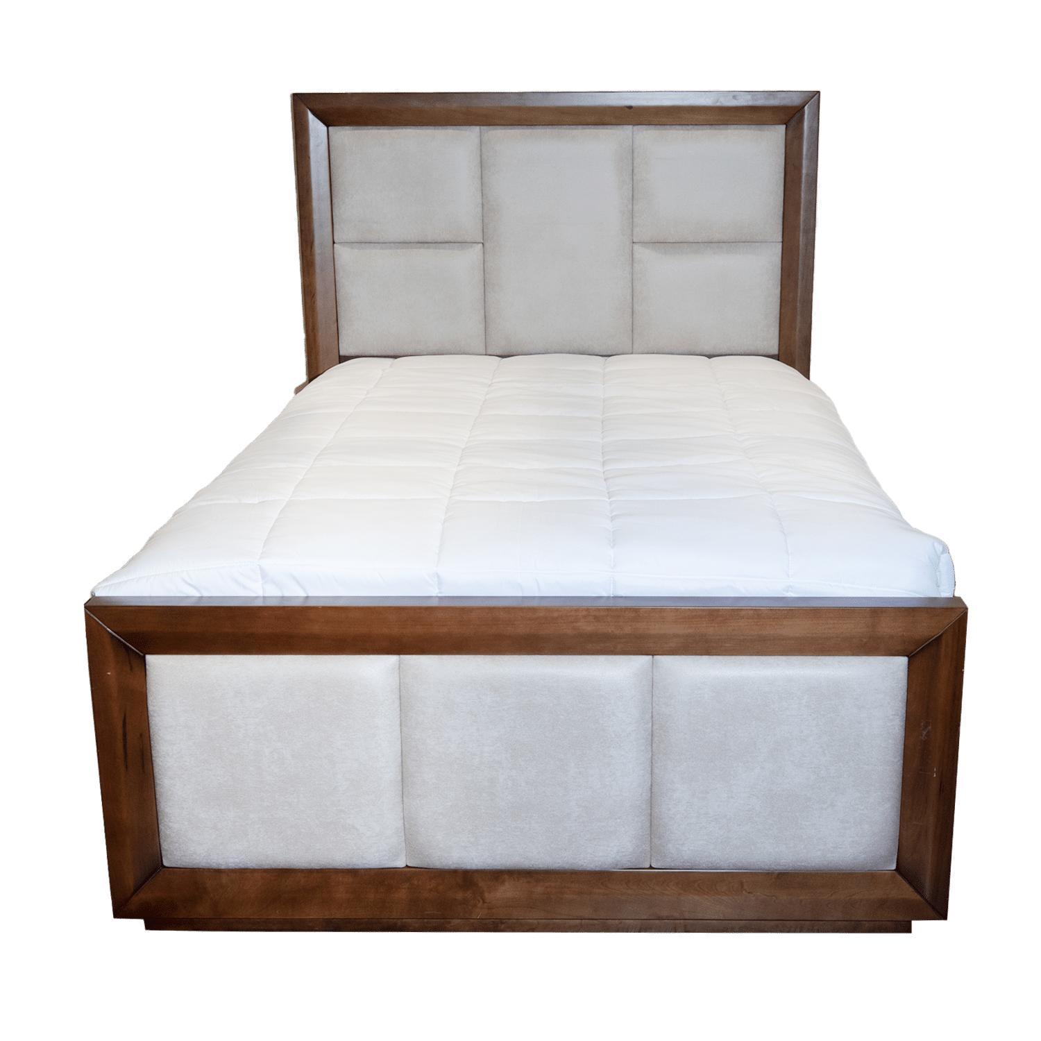 Cama Sasha New Tapizado Dakota Taupe VITEFAMA