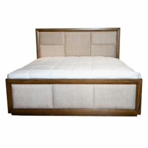 Cama Sasha Tapizada Dakota Taupe VITEFAMA