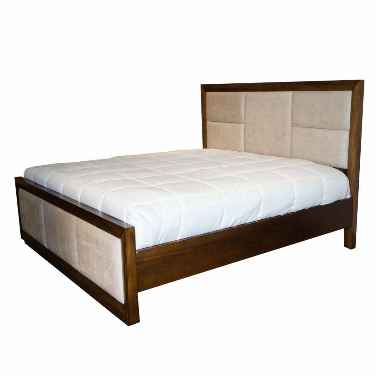 Cama Sasha Tapizada Dakota Taupe VITEFAMA - Imagen 2