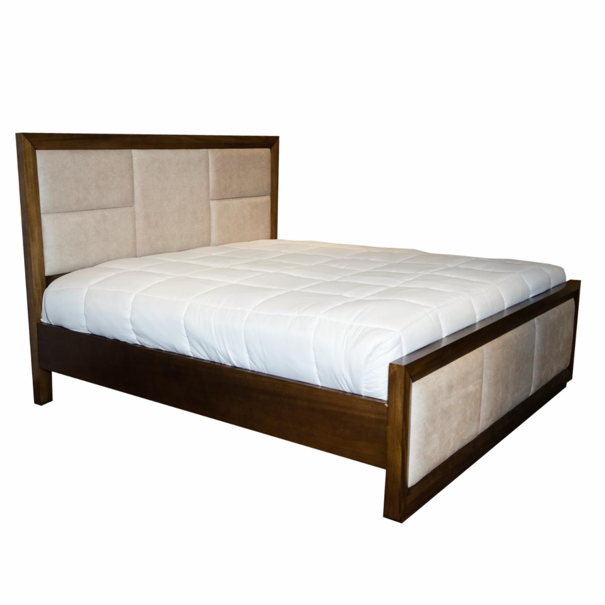 Cama Sasha Tapizada Dakota Taupe VITEFAMA - Imagen 3