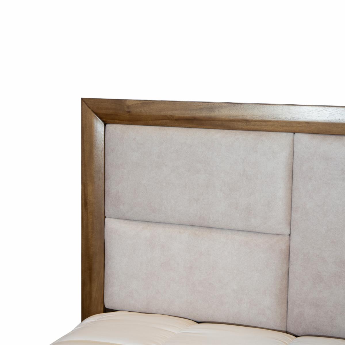 Cama Sasha Tapizada Dakota Taupe VITEFAMA - Imagen 4